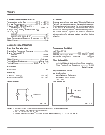 浏览型号X9313UMZ的Datasheet PDF文件第4页