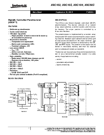 浏览型号X9C102SI的Datasheet PDF文件第1页