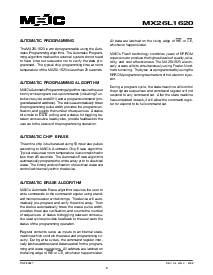 浏览型号MX26L1620XBC-12的Datasheet PDF文件第5页