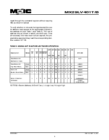 浏览型号MX29LV401TXBC-90的Datasheet PDF文件第6页