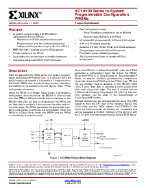 浏览型号XC18V02PC44C的Datasheet PDF文件第1页