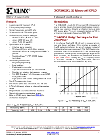 浏览型号XCR3032XL-10VQ44C的Datasheet PDF文件第1页