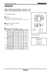 浏览型号XN4601的Datasheet PDF文件第1页