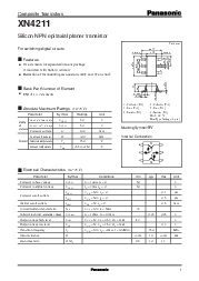 浏览型号XN4211的Datasheet PDF文件第1页