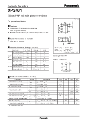 浏览型号XP2401的Datasheet PDF文件第1页