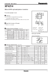 浏览型号XP4214的Datasheet PDF文件第1页