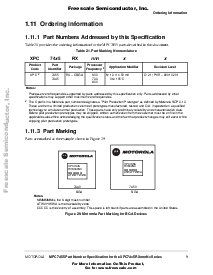 浏览型号XPC7455RX733NC的Datasheet PDF文件第9页