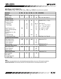 浏览型号XR2211的Datasheet PDF文件第4页