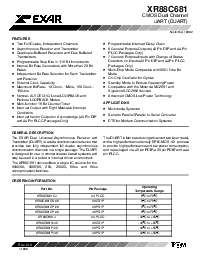 浏览型号XR88C681J的Datasheet PDF文件第1页