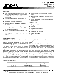 浏览型号XRT3591的Datasheet PDF文件第1页