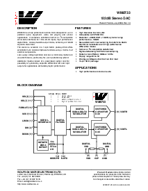 浏览型号XWM8733ED的Datasheet PDF文件第1页