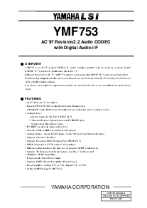 浏览型号YMF753的Datasheet PDF文件第1页