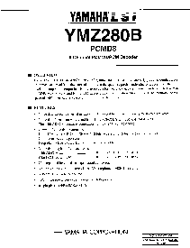 浏览型号YMZ280B的Datasheet PDF文件第1页
