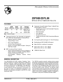 浏览型号Z87000的Datasheet PDF文件第1页