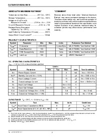 浏览型号CAT24WC01ZA-TE13C的Datasheet PDF文件第2页