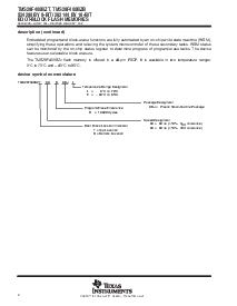 浏览型号TMS28F400BZB90BDBJE的Datasheet PDF文件第2页