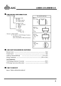 浏览型号LM385-2.5CZBG的Datasheet PDF文件第2页