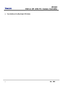 浏览型号ZC0302的Datasheet PDF文件第7页