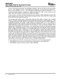 浏览型号TMS320DM642ZNZ500的Datasheet PDF文件第8页
