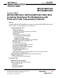 浏览型号MPC563MZP40的Datasheet PDF文件第1页