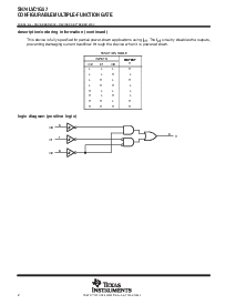 浏览型号SN74LVC1G57YZPR的Datasheet PDF文件第2页