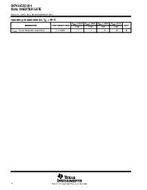 浏览型号SN74LVC2GU04YZPR的Datasheet PDF文件第4页