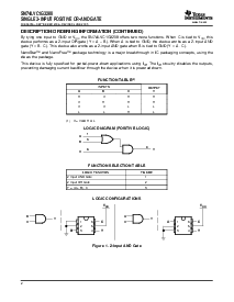 浏览型号SN74LVC1G3208YZPR的Datasheet PDF文件第2页