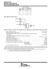 浏览型号SN74LVC1G175YZPR的Datasheet PDF文件第2页