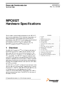 浏览型号MPC852TZT100的Datasheet PDF文件第1页