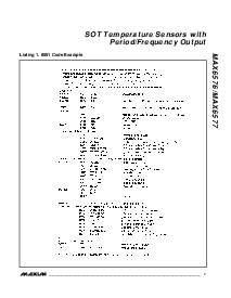 浏览型号MAX6577ZUT的Datasheet PDF文件第7页