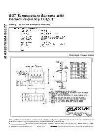浏览型号MAX6577ZUT的Datasheet PDF文件第8页
