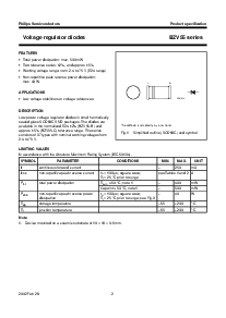 浏览型号BZV55-C4V3的Datasheet PDF文件第2页