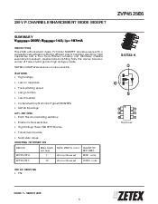 浏览型号ZVP4525E6的Datasheet PDF文件第1页