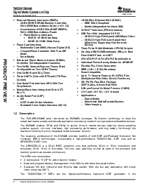 浏览型号TMX320DM6446ZWT的Datasheet PDF文件第2页