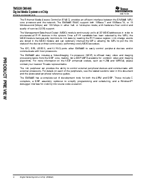 浏览型号TMX320DM6446ZWT的Datasheet PDF文件第4页