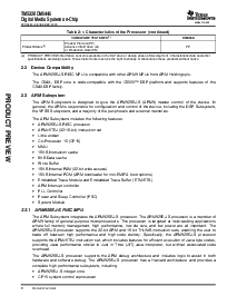 浏览型号TMX320DM6446ZWT的Datasheet PDF文件第8页