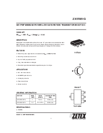 浏览型号ZX5T951GTA的Datasheet PDF文件第1页