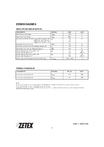 浏览型号ZXMN10A08E6的Datasheet PDF文件第2页