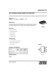 浏览型号ZXMP6A17GTA的Datasheet PDF文件第1页