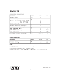 浏览型号ZXMP6A17GTA的Datasheet PDF文件第2页