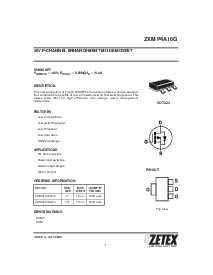 浏览型号ZXMP4A16GTA的Datasheet PDF文件第1页