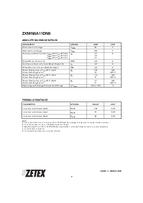 浏览型号ZXMN6A11DN8的Datasheet PDF文件第2页