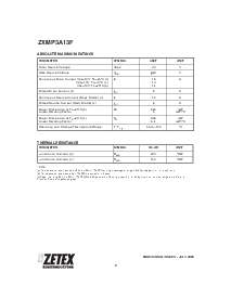 浏览型号ZXMP3A13F的Datasheet PDF文件第2页