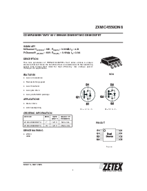 浏览型号ZXMC4559DN8的Datasheet PDF文件第1页