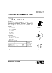 浏览型号ZXMN2A01FTA的Datasheet PDF文件第1页