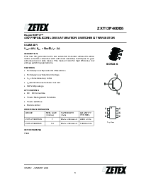 浏览型号ZXT13P40DE6TC的Datasheet PDF文件第1页