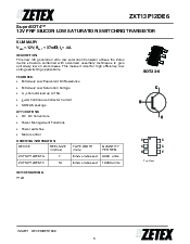 浏览型号ZXT13P12DE6TA的Datasheet PDF文件第1页