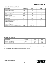 浏览型号ZXT13P12DE6TA的Datasheet PDF文件第2页