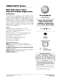 浏览型号1SMB15CAT3的Datasheet PDF文件第1页