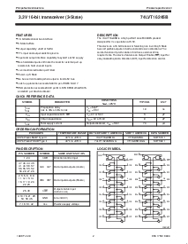 浏览型号74LVT16245BDGG的Datasheet PDF文件第2页